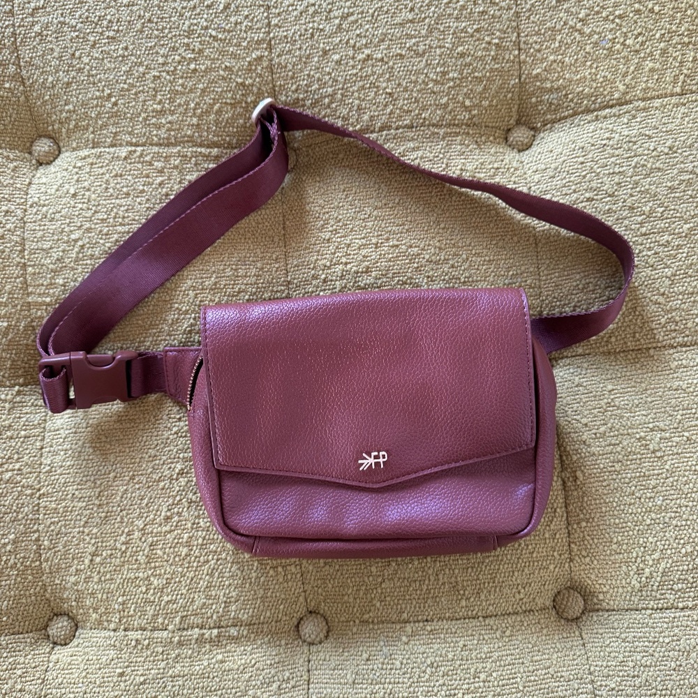 Like New Freshly Picked brown fanny pack cross-body bag